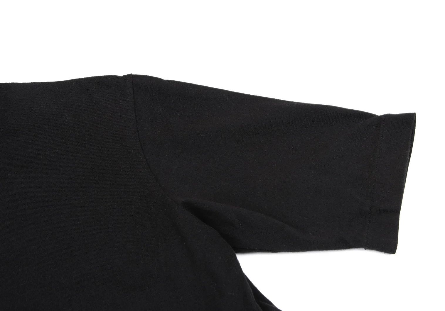 agnes b. Cotton V-Neck T-Shirt in Black - Size 0 Size US XS / EU 42 / 0 - 4 Thumbnail