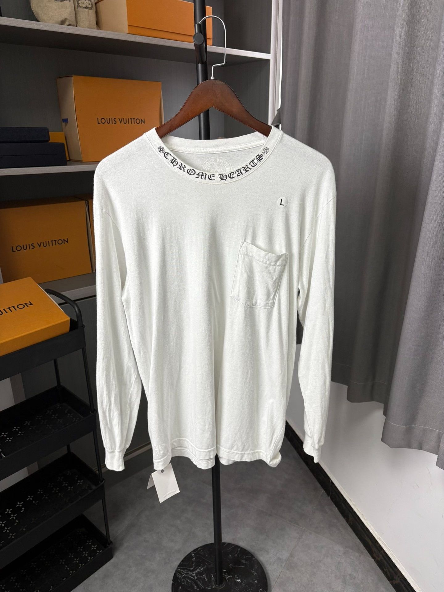 Chrome Hearts Chrome Hearts White T-Shirt L Men Size US L / EU 52-54 / 3 - 1 Thumbnail