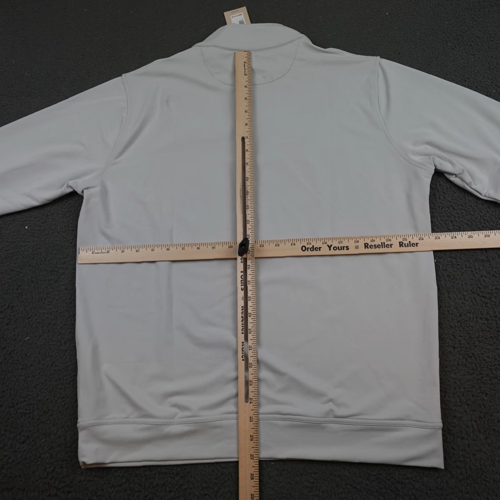 Peter Millar VINTAGE? No — Peter Millar Crown Sport 1/4 Zip Pullover Mens Large Gray Fortinet Golf Top Size US L / EU 52-54 / 3 - 7 Thumbnail