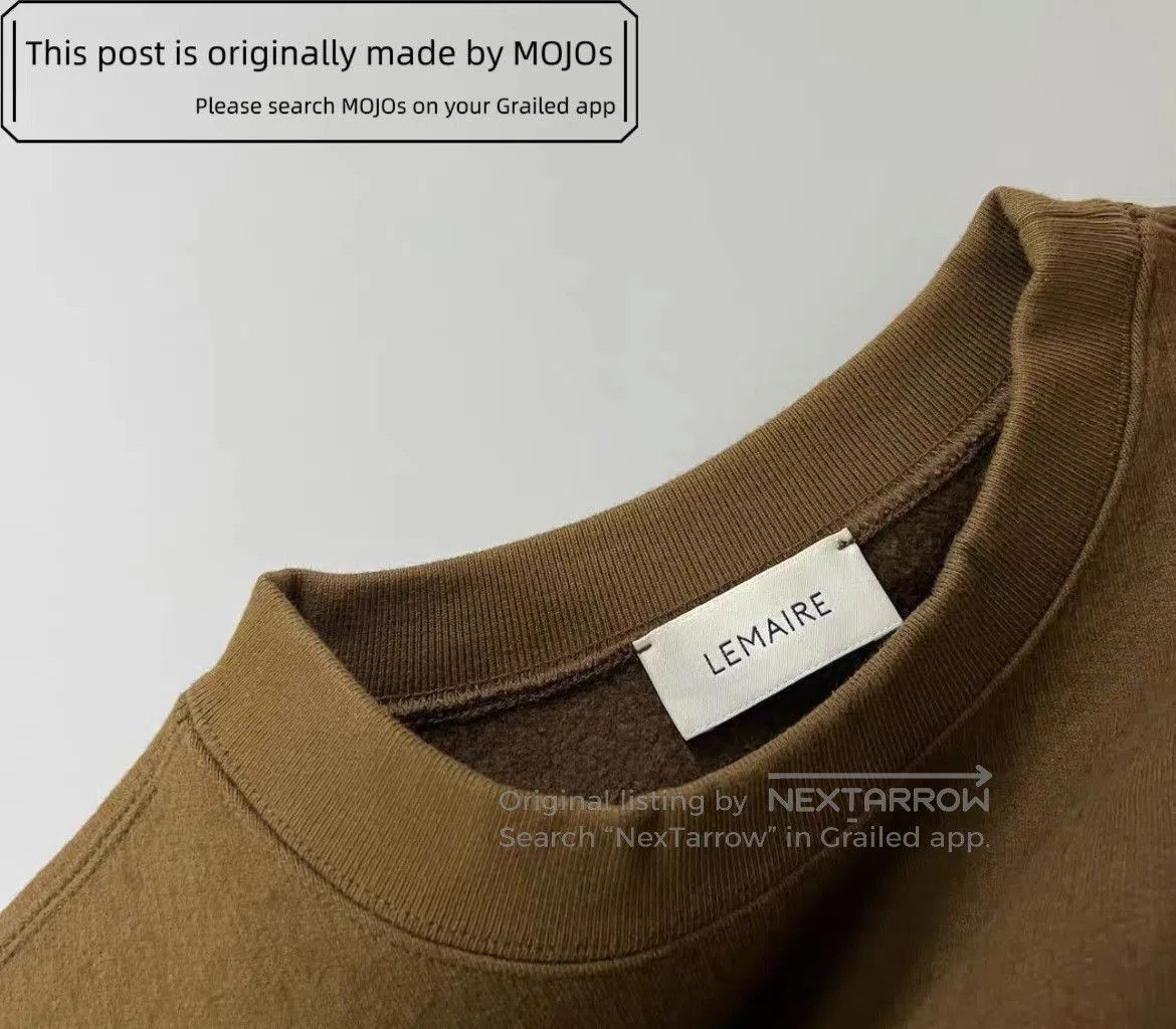 Lemaire Lemaire Classic Plain Cut Simple Sweatshirt. Size US M / EU 48-50 / 2 - 3 Thumbnail