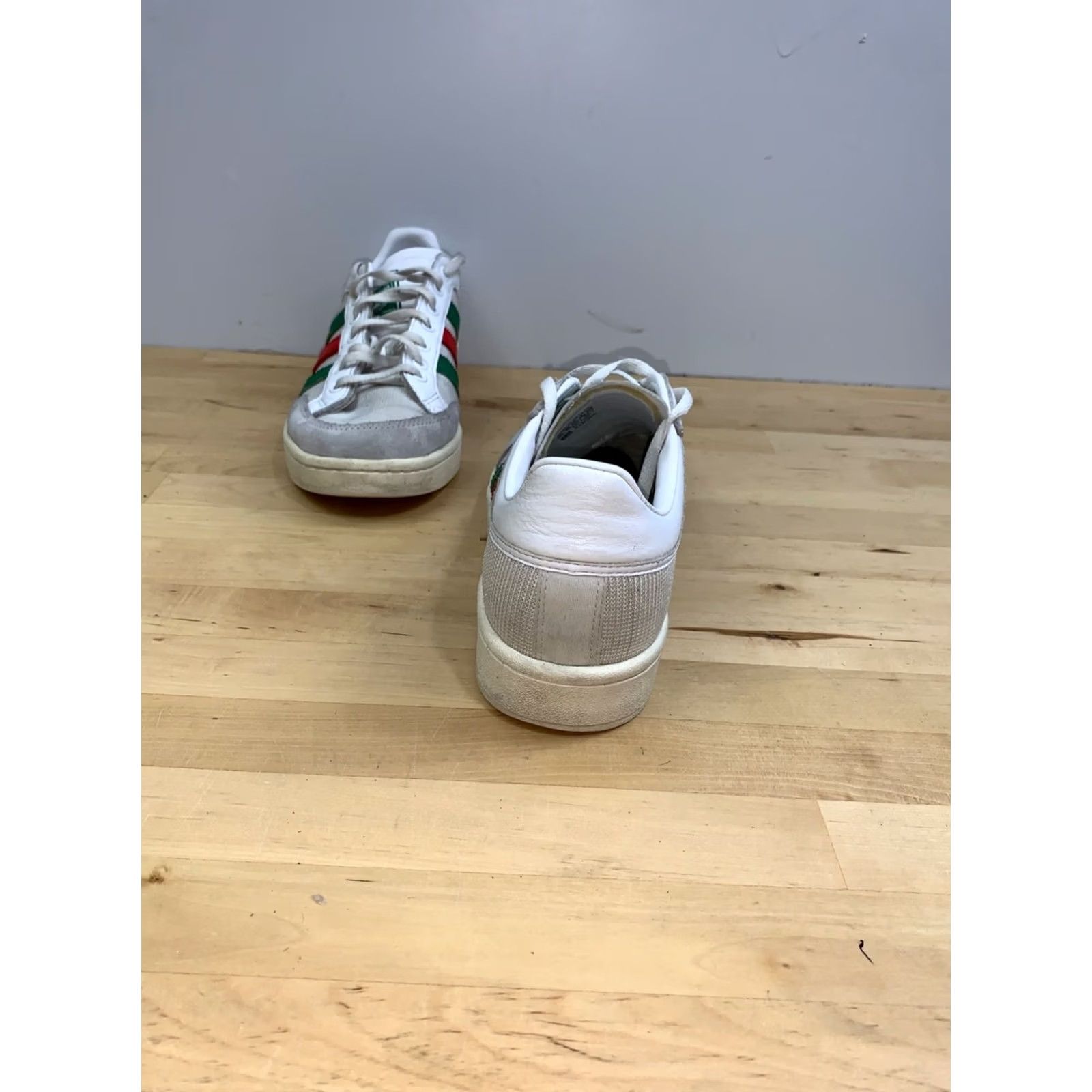 Adidas Adidas Americana White Green Scarlet Men US 10.5 UK 10 Sneaker Low Top Rubber Sole Casual Athletic Shoes Size US 11 / EU 44 - 7 Thumbnail