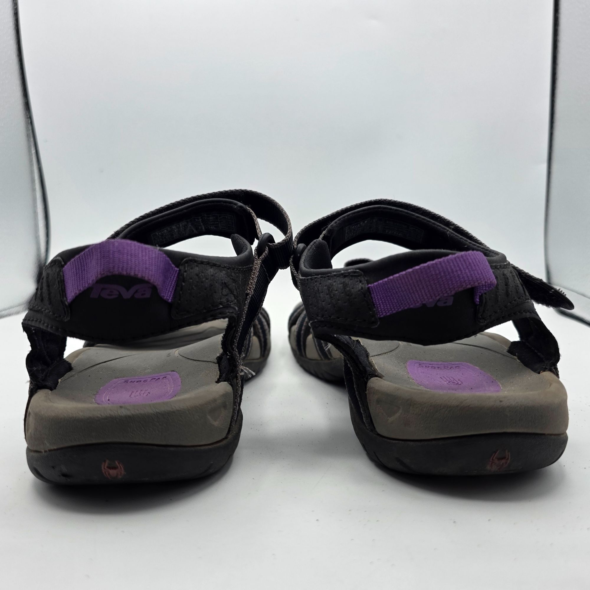 Teva Teva Tirra Womens Sandals Size 8 Black Adjustable Strap Outd Size US 8 / IT 38 - 5 Thumbnail