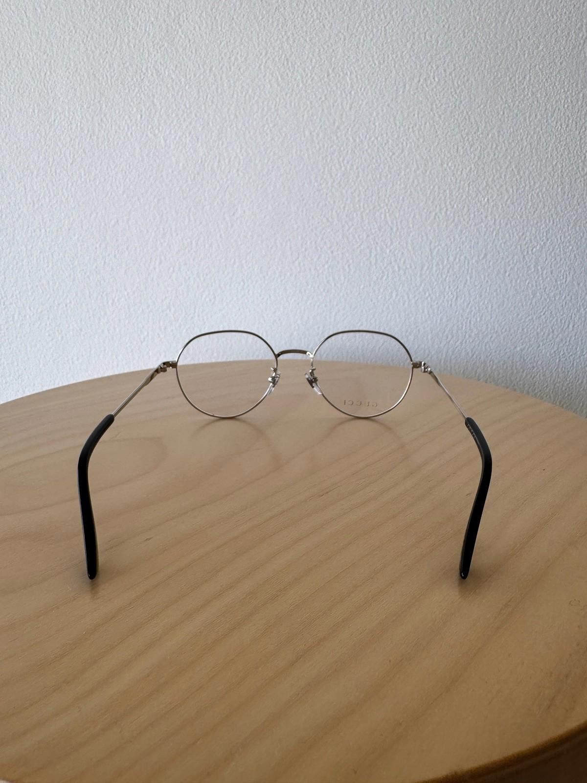 Gucci New Gucci eyewear glasses GG1232OA 003 black silver mens Size ONE SIZE - 5 Thumbnail