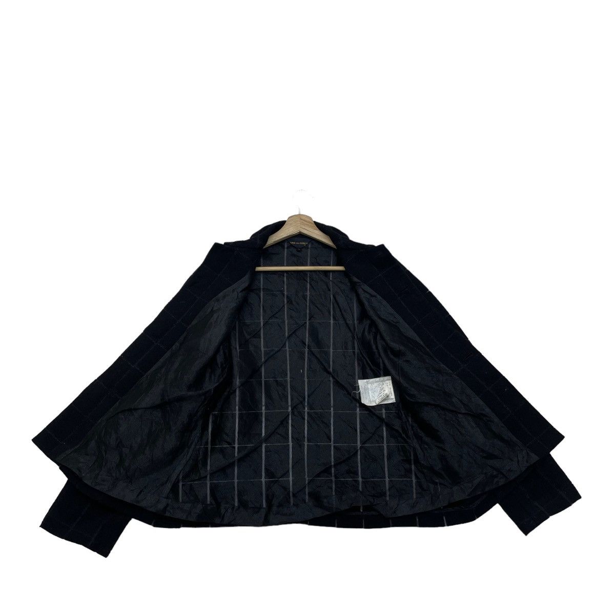 Comme des Garcons 🔥Vintage AD97 Comme Des Garcons Plaid Mesh Jacket Size L / US 10 / IT 46 - 4 Thumbnail