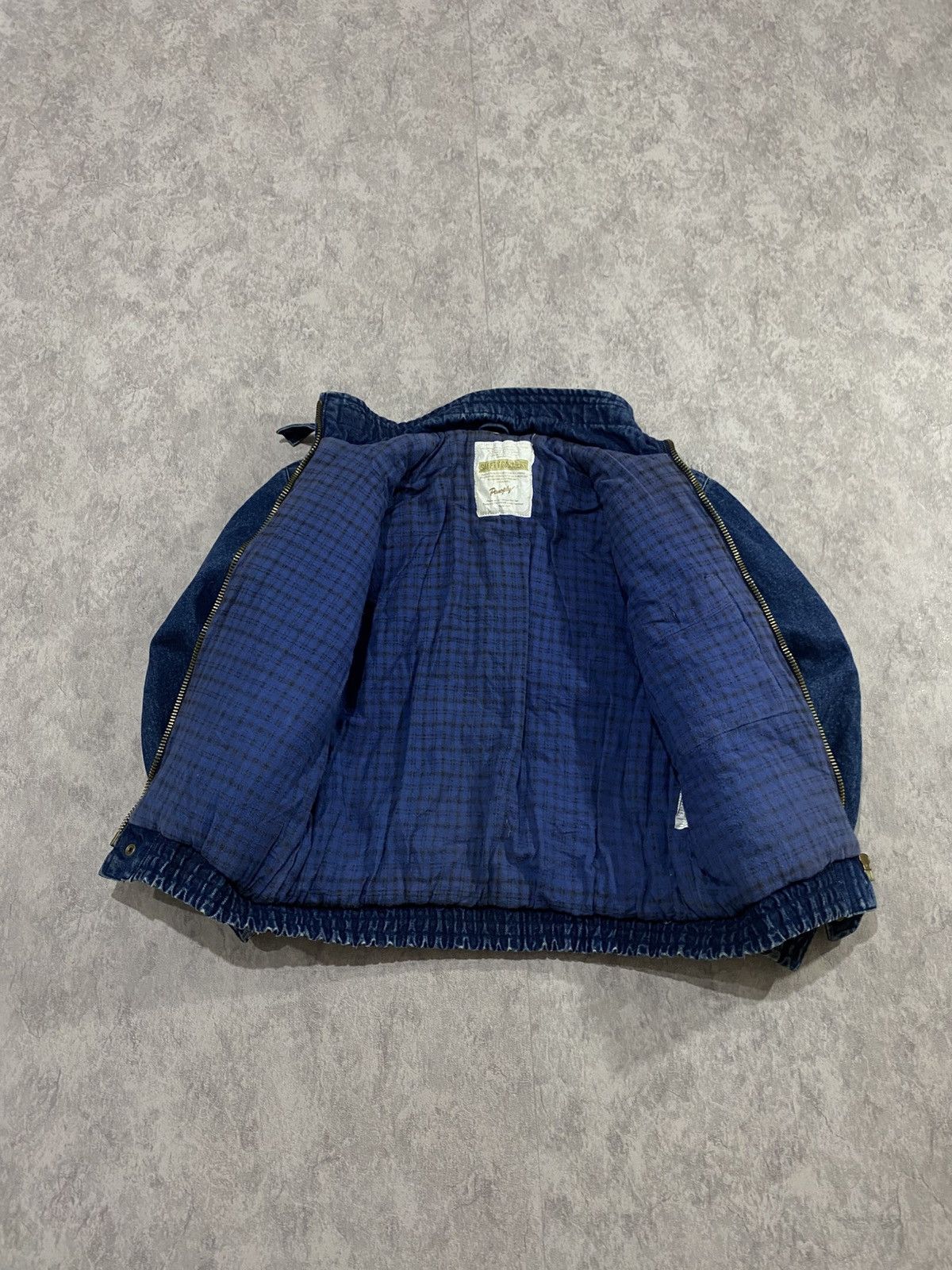 Vintage Vintage USA 80s Panoply Safety Garment Denim Bomber WorkWear Size US M / EU 48-50 / 2 - 15 Thumbnail