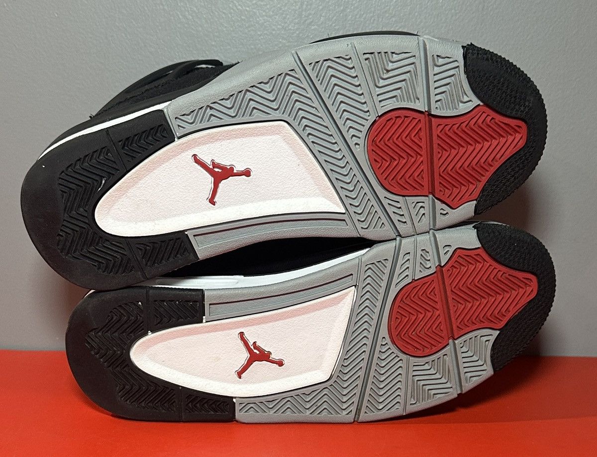 Jordan Brand Size 6.5 (GS) - Jordan 4 Retro SE Black Canvas Size US 6.5 / EU 39-40 - 6 Thumbnail