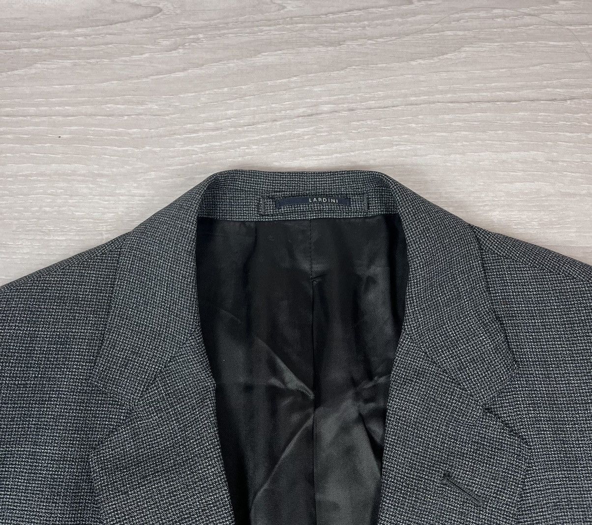 Lardini Lardini Italy Grey Wool Two Buttons Blazer 54 Size Size 48R - 6 Thumbnail