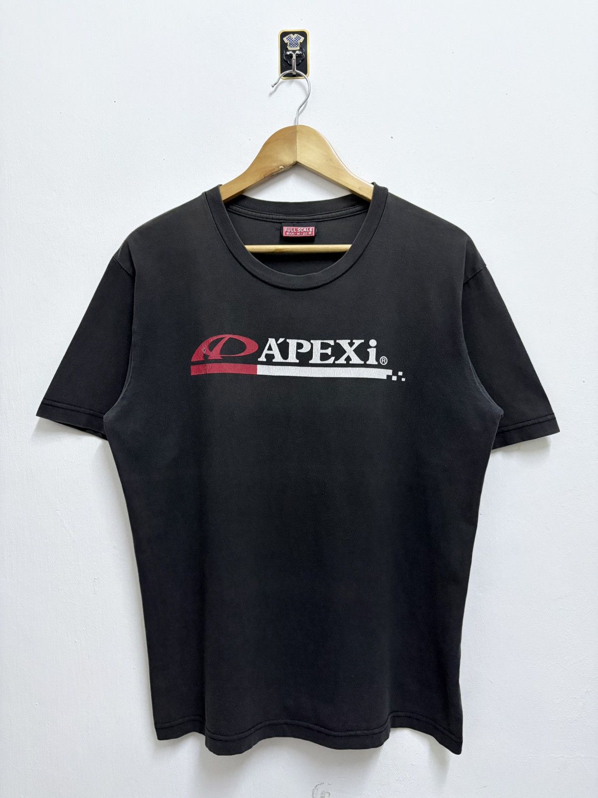 Japanese Brand 2000's Full Scale - A'Pexi Tuning Performance Faded T-Shirt Size US M / EU 48-50 / 2 - 1 Thumbnail