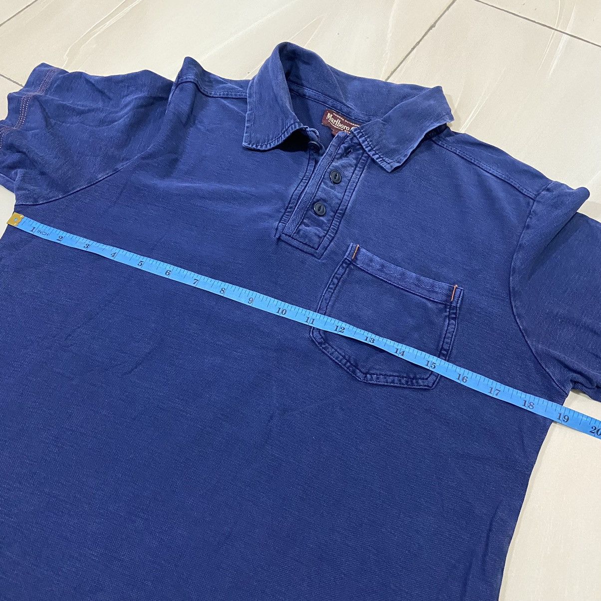 Vintage Vintage 90s Marlboro Classics Polo Tee Size US S / EU 44-46 / 1 - 9 Thumbnail