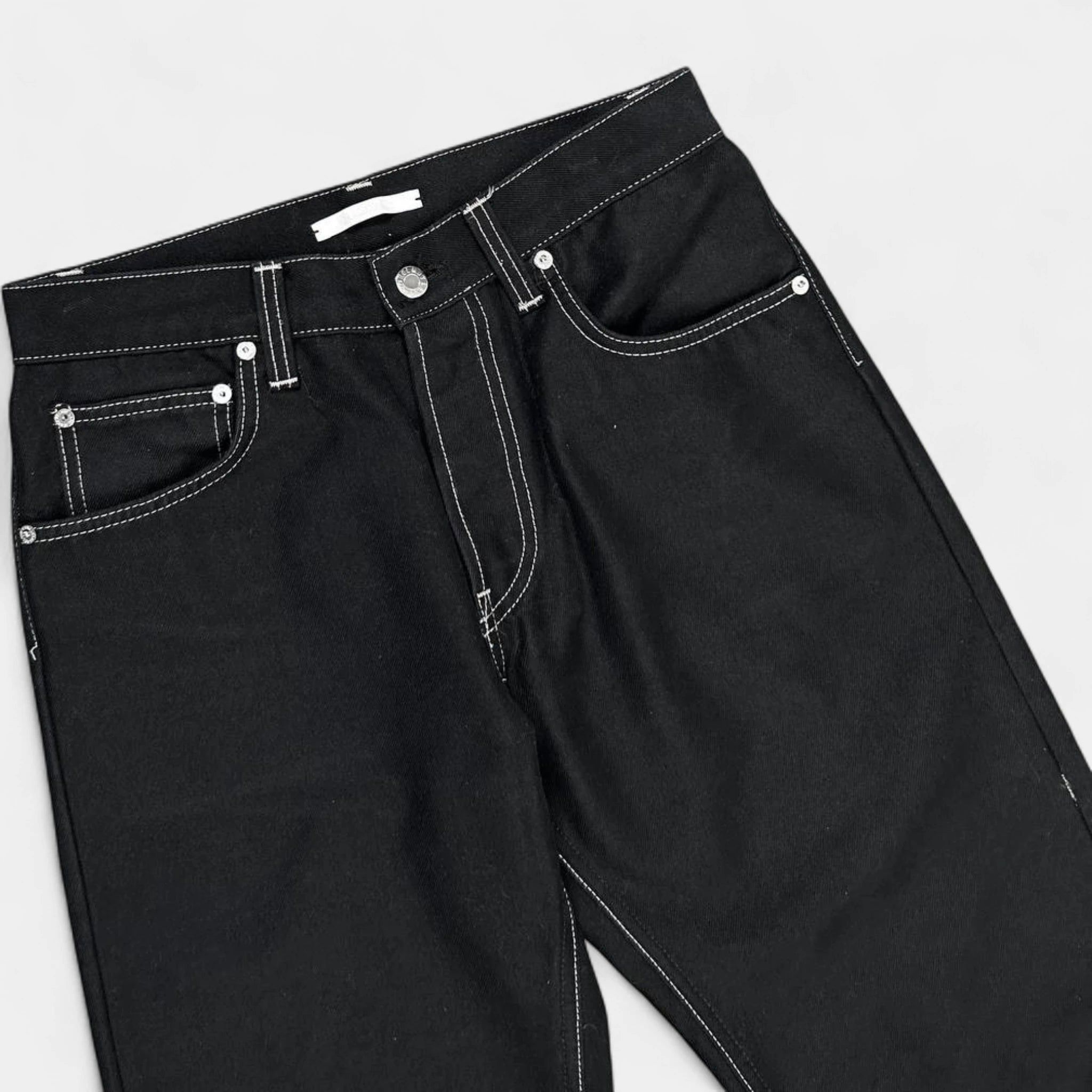 Helmut Lang Helmut Lang 2010s Contrast Stitching Black Pants Size US 30 / EU 46 - 2 Thumbnail