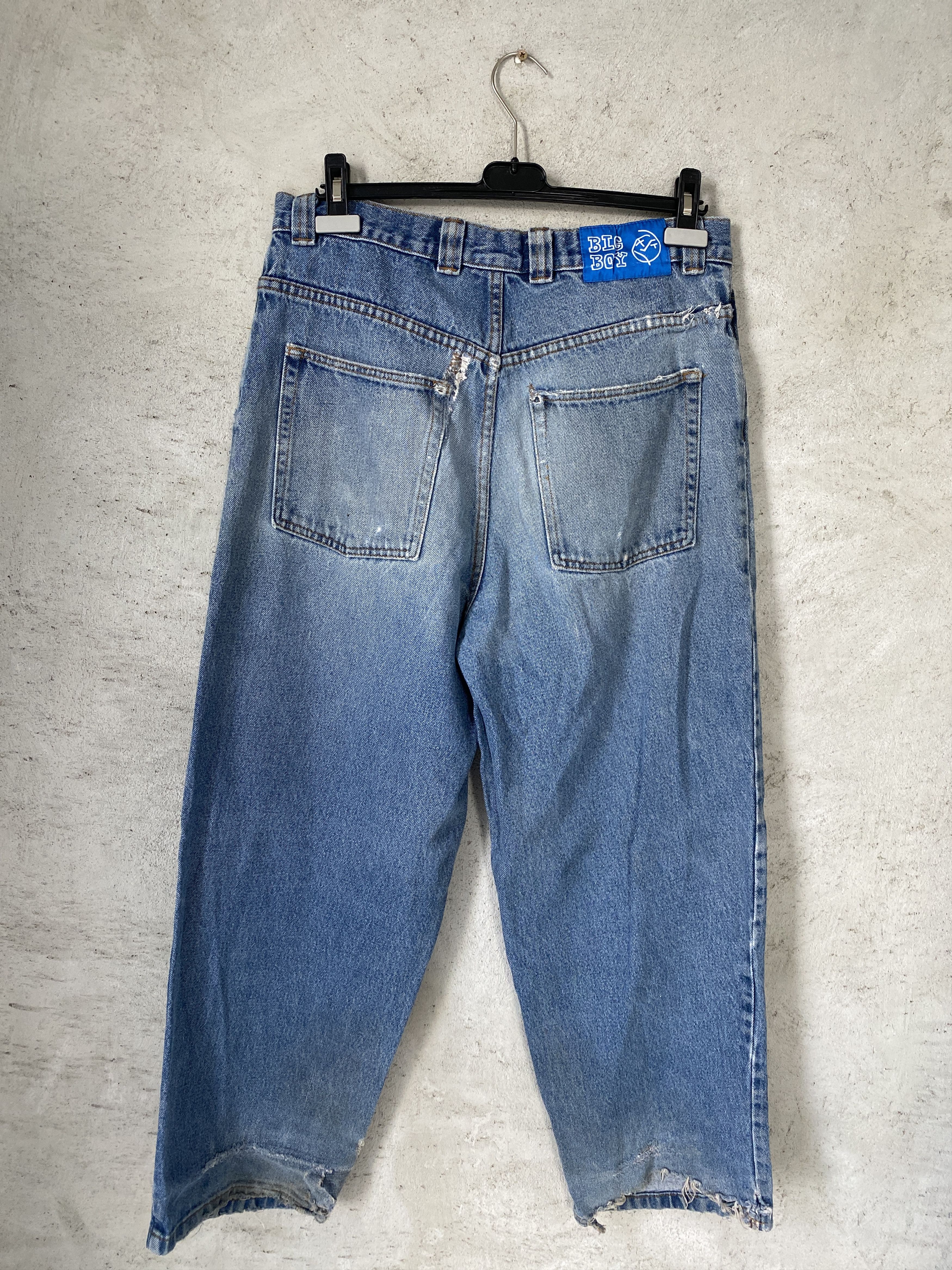 Polar Skate Co. Polar Skate Big Boy distressed denim jeans pants Size US 32 / EU 48 - 2 Thumbnail