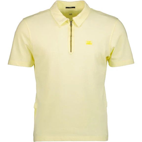 C.P. Company o1y1224 Logo Polo Shirt in Yellow Size US XS / EU 42 / 0 - 1 Thumbnail