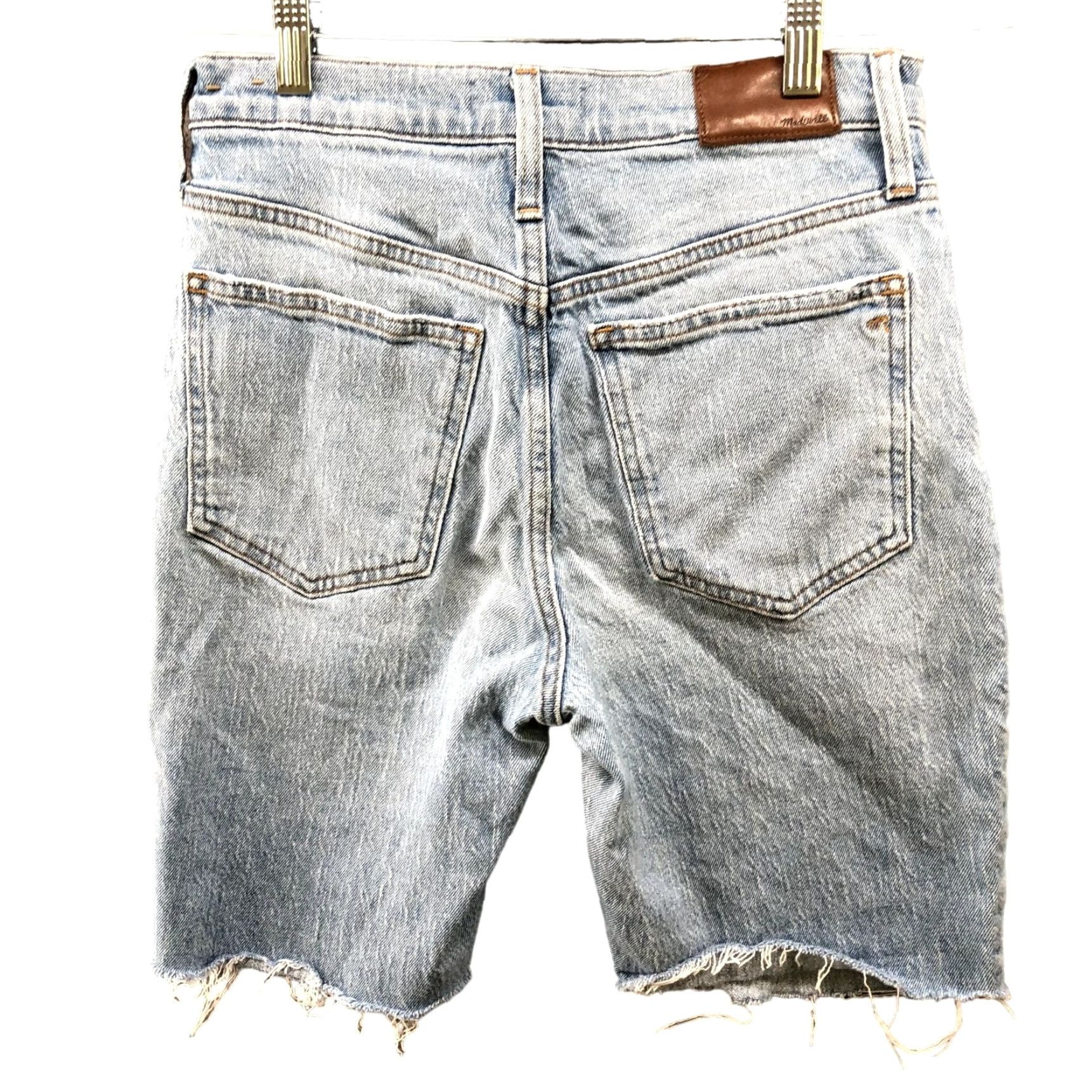 Madewell VINTAGE Madewell Jean Shorts Womens 26 Blue Cut-Off 5-Pocket Design Denim Cotton Blend Mid Rise 8'' Inseam 8" Womens Size 26" / US 2 / IT 38 - 2 Thumbnail