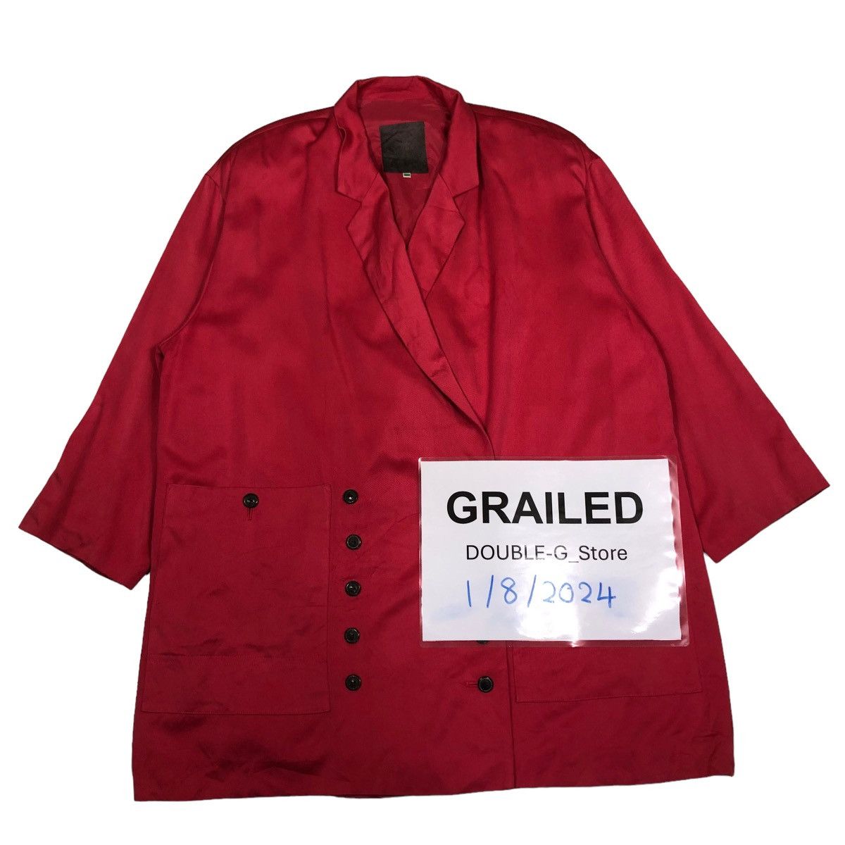 Issey Miyake 📌VINTAGE CHORE JACKET DOUBLE BREAST JAPAN MADE Size US L / EU 52-54 / 3 - 1 Thumbnail