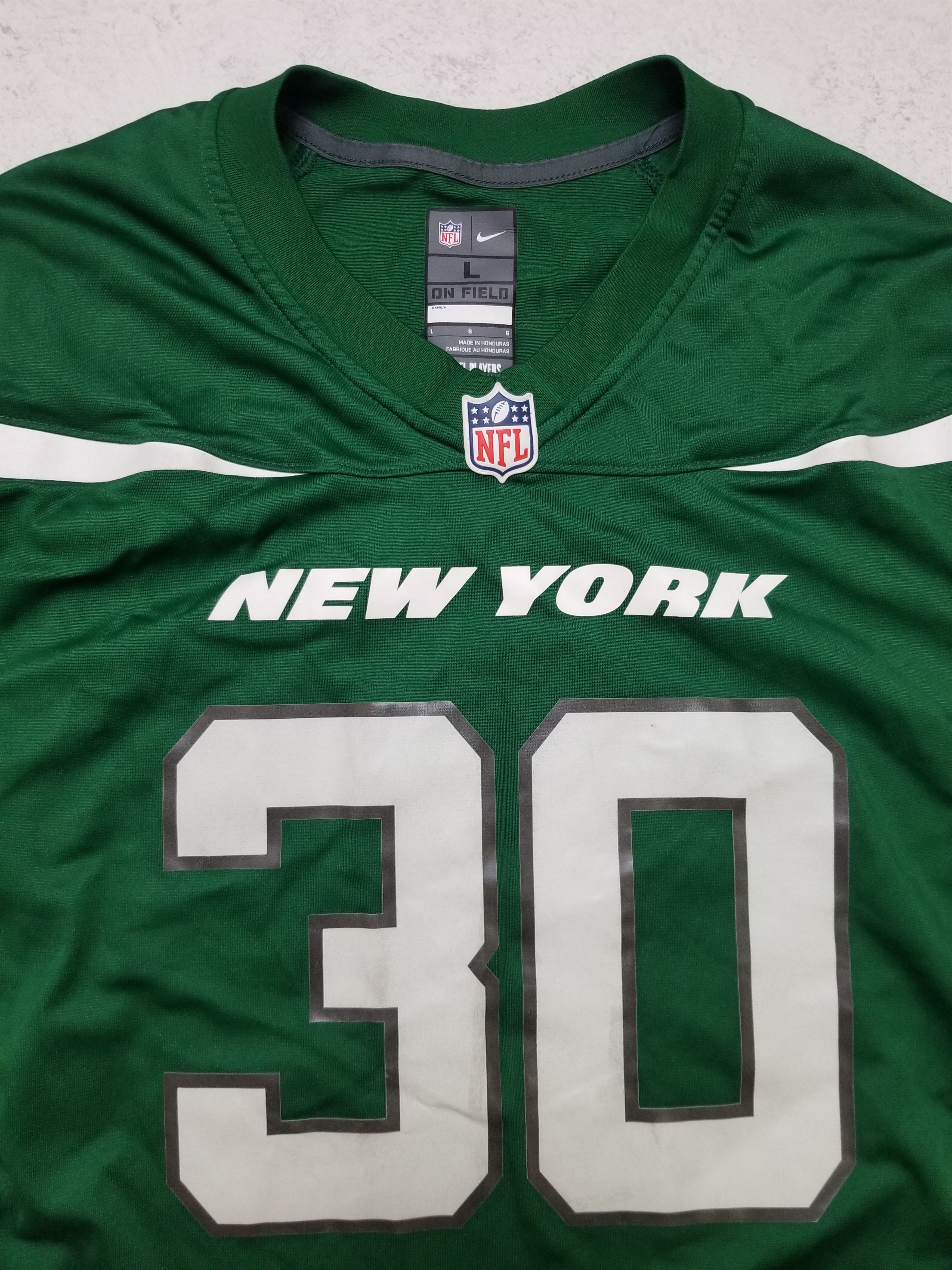 Nike New York Jets Watts #30 NFL Jersey Size US L / EU 52-54 / 3 - 19 Thumbnail