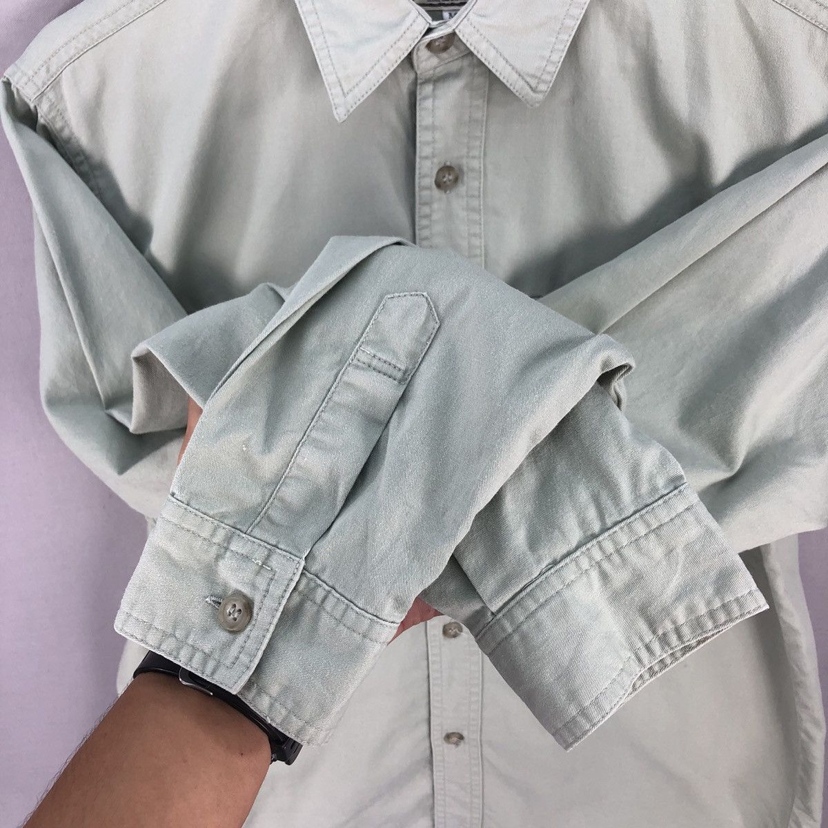 Japanese Brand Vintage Y2k Bay Xebeg Button Up Shirt Size US M / EU 48-50 / 2 - 9 Thumbnail