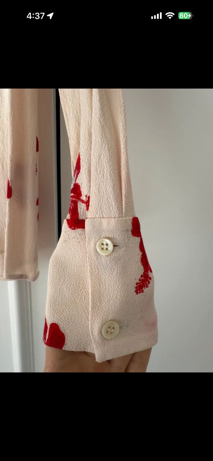 Saint Laurent Paris Saint Laurent hibiscus print blouse Size M / US 6-8 / IT 42-44 - 8 Thumbnail
