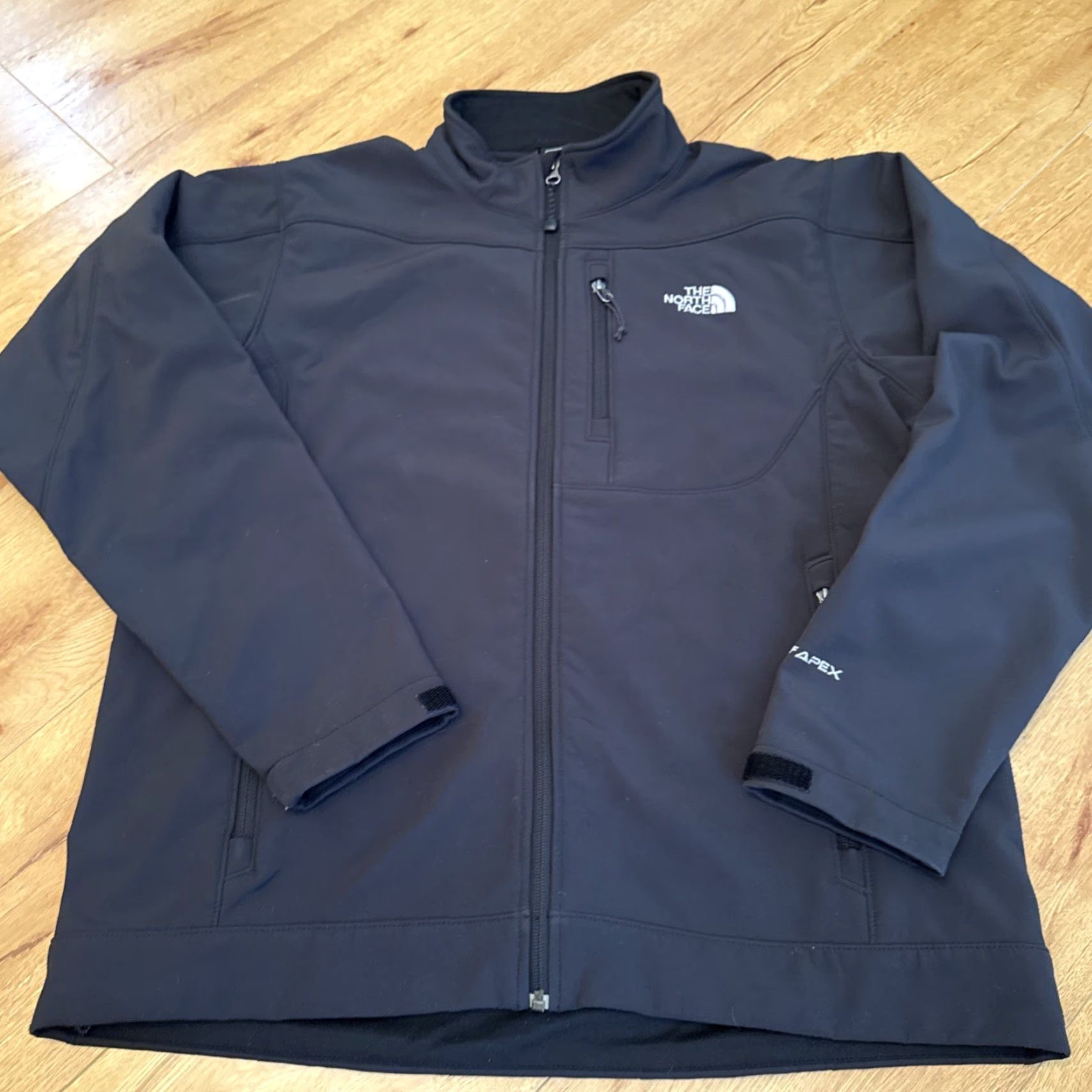 The North Face The North Face Apex Bionic Jacket Full Zip Collared Large Mens Windbreaker Black Regular Size L Size US L / EU 52-54 / 3 - 6 Thumbnail