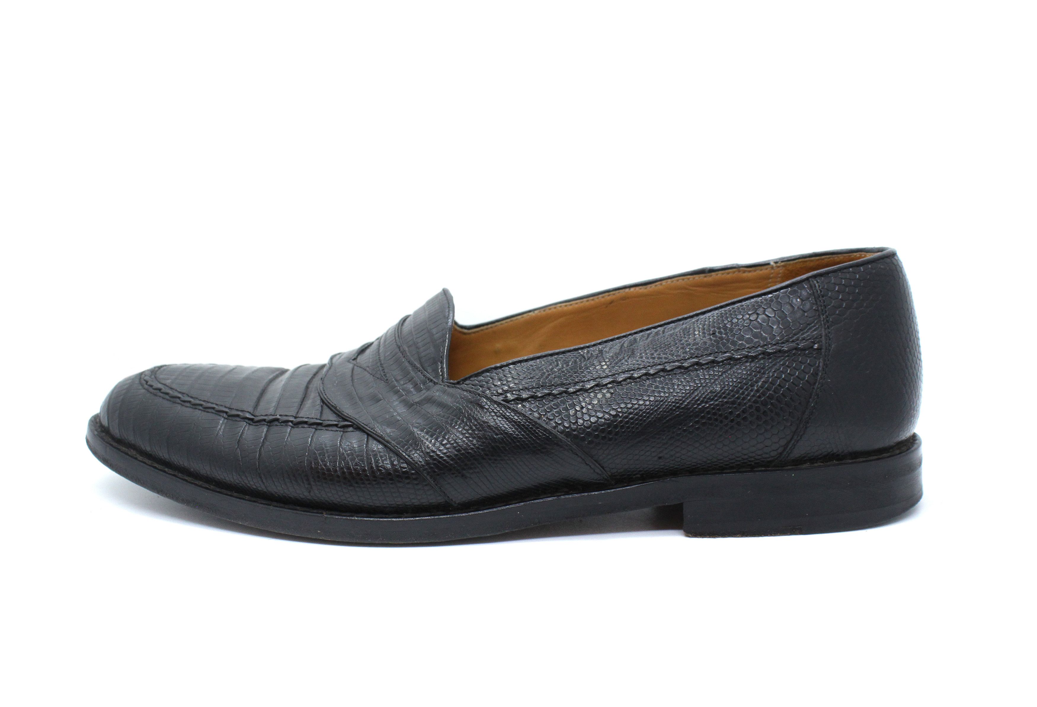 Mezlan Lizard Leather Dress Loafers Size US 10 / EU 43 - 1 Thumbnail