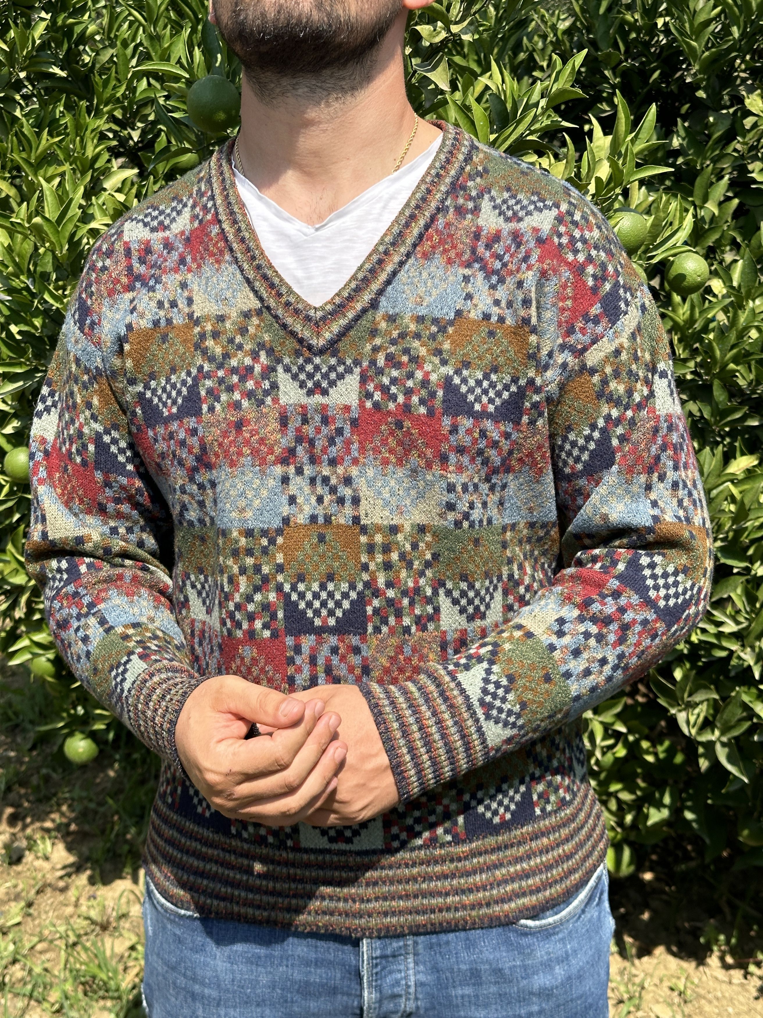 Missoni 1996 Missoni 3D Knit Jumper Retro Pullover Cosby Size XL Size US XL / EU 56 / 4 - 19 Thumbnail