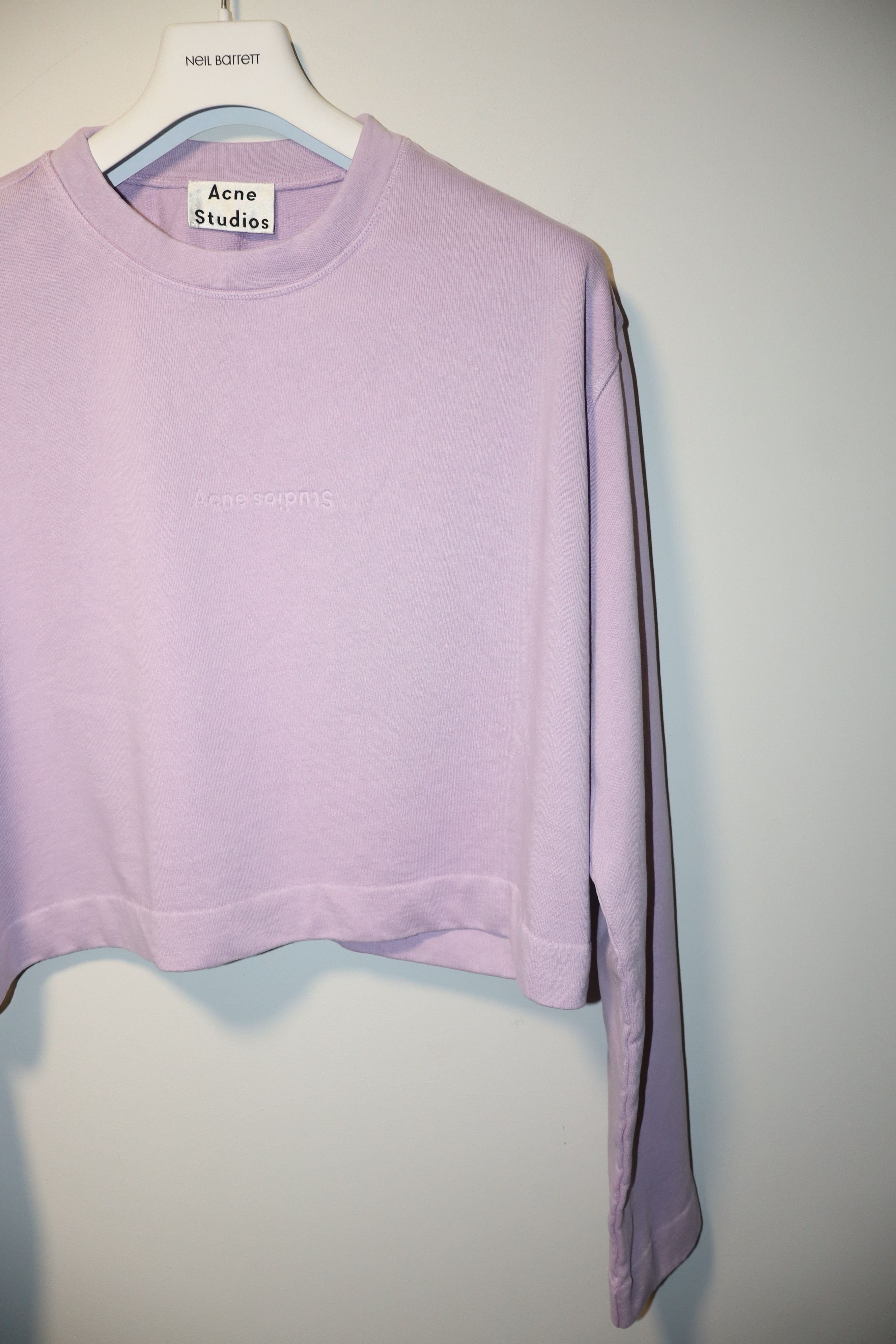 Acne Studios Odice embossed logo sweatshirt Size M / US 6-8 / IT 42-44 - 7 Thumbnail