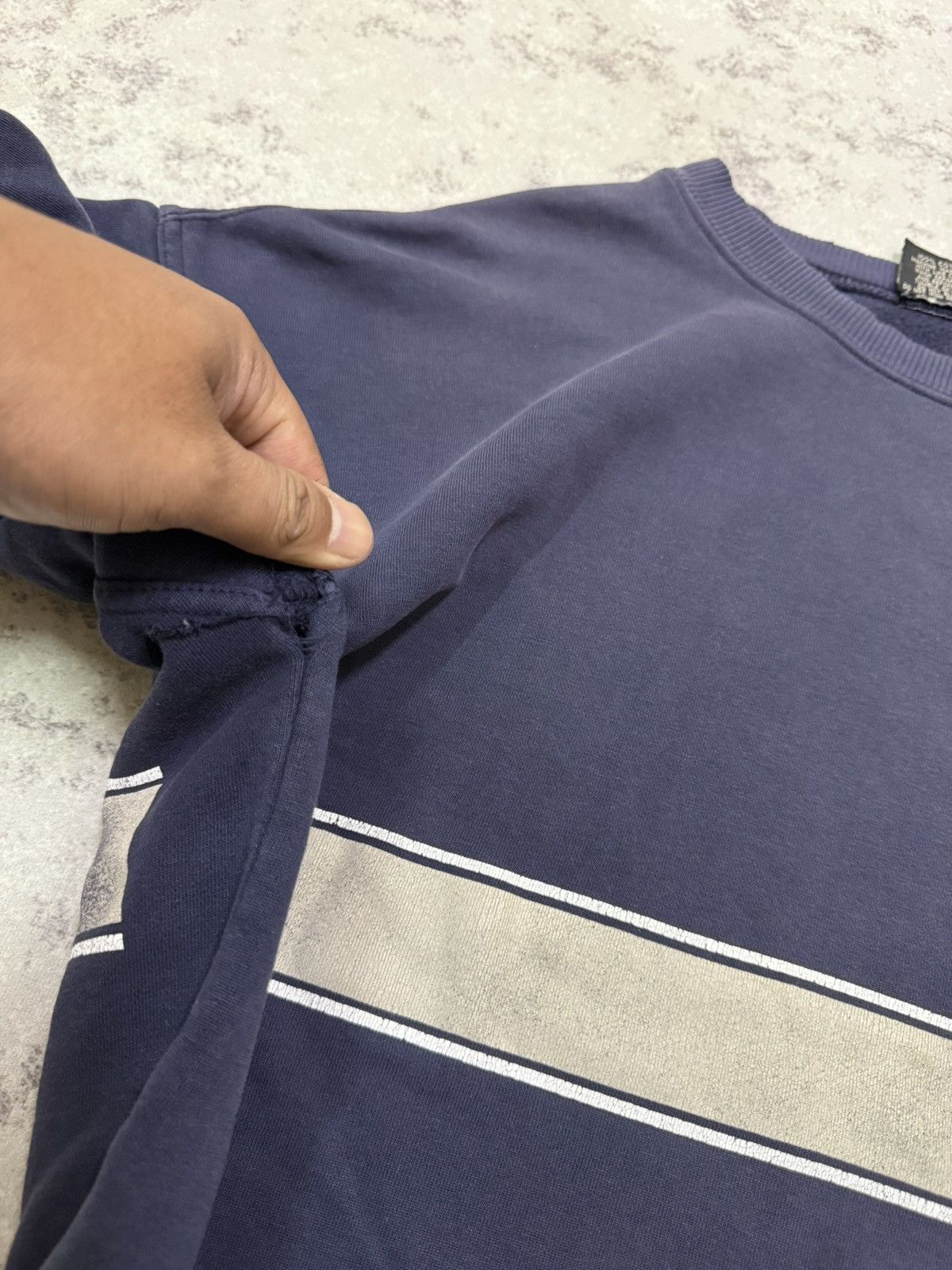Vintage Vintage NO BS Chest Logo Sweatshirt Size US L / EU 52-54 / 3 - 6 Thumbnail