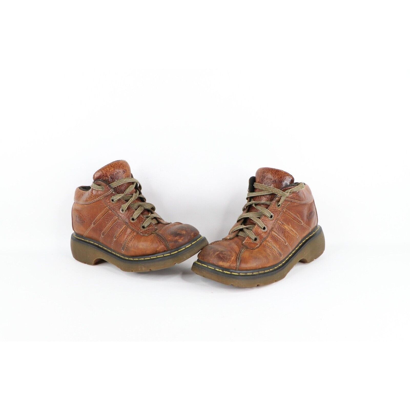 Vtg Dr Martens Mens  12 Goth EDM Leather Shoes Brown Dr. Martens × Vintage Vintage Dr Martens Goth EDM Chunky  main image 3
