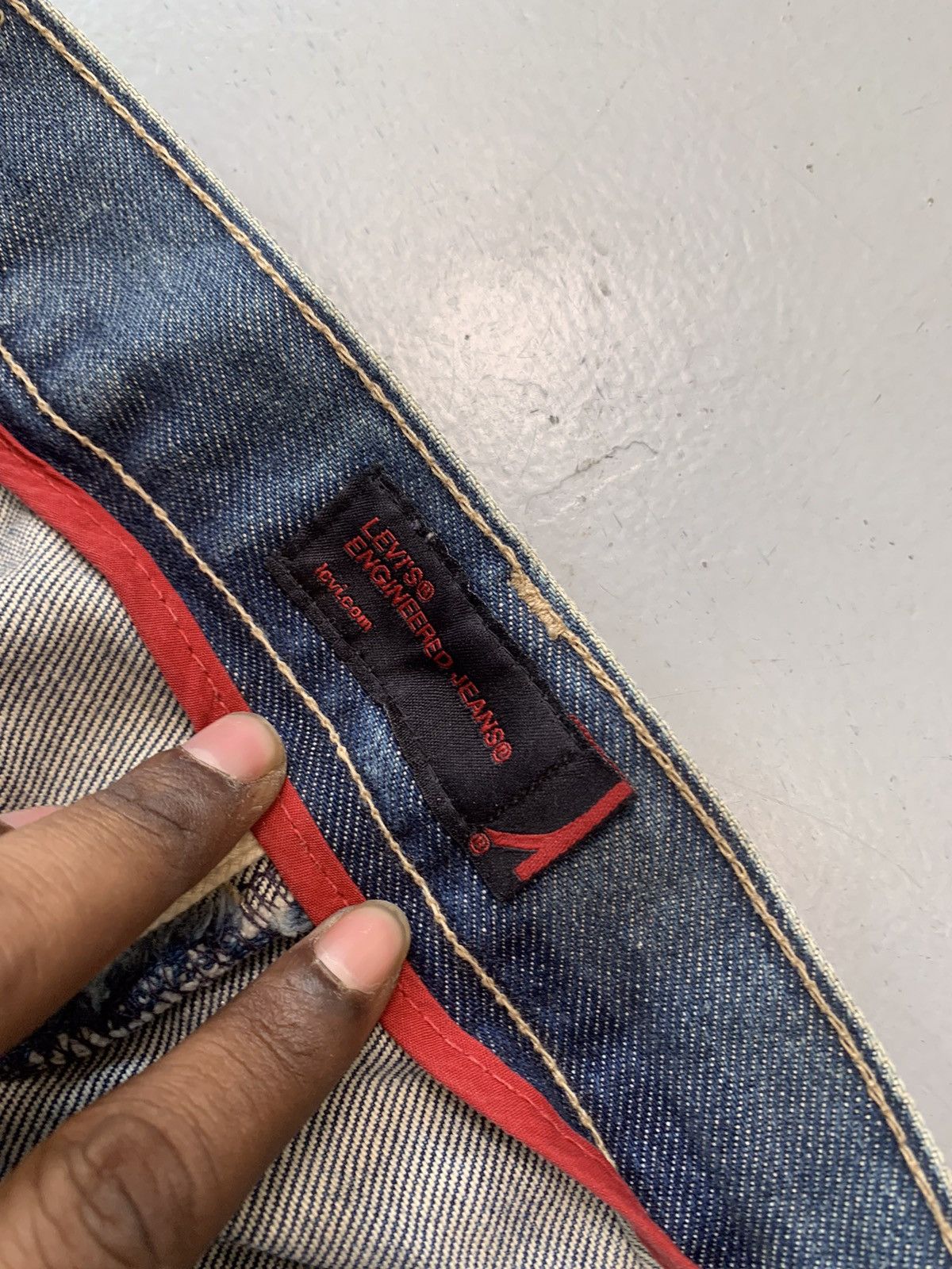 Levi's Vintage Levi’s engineer jeans denim Size US 34 / EU 50 - 7 Thumbnail