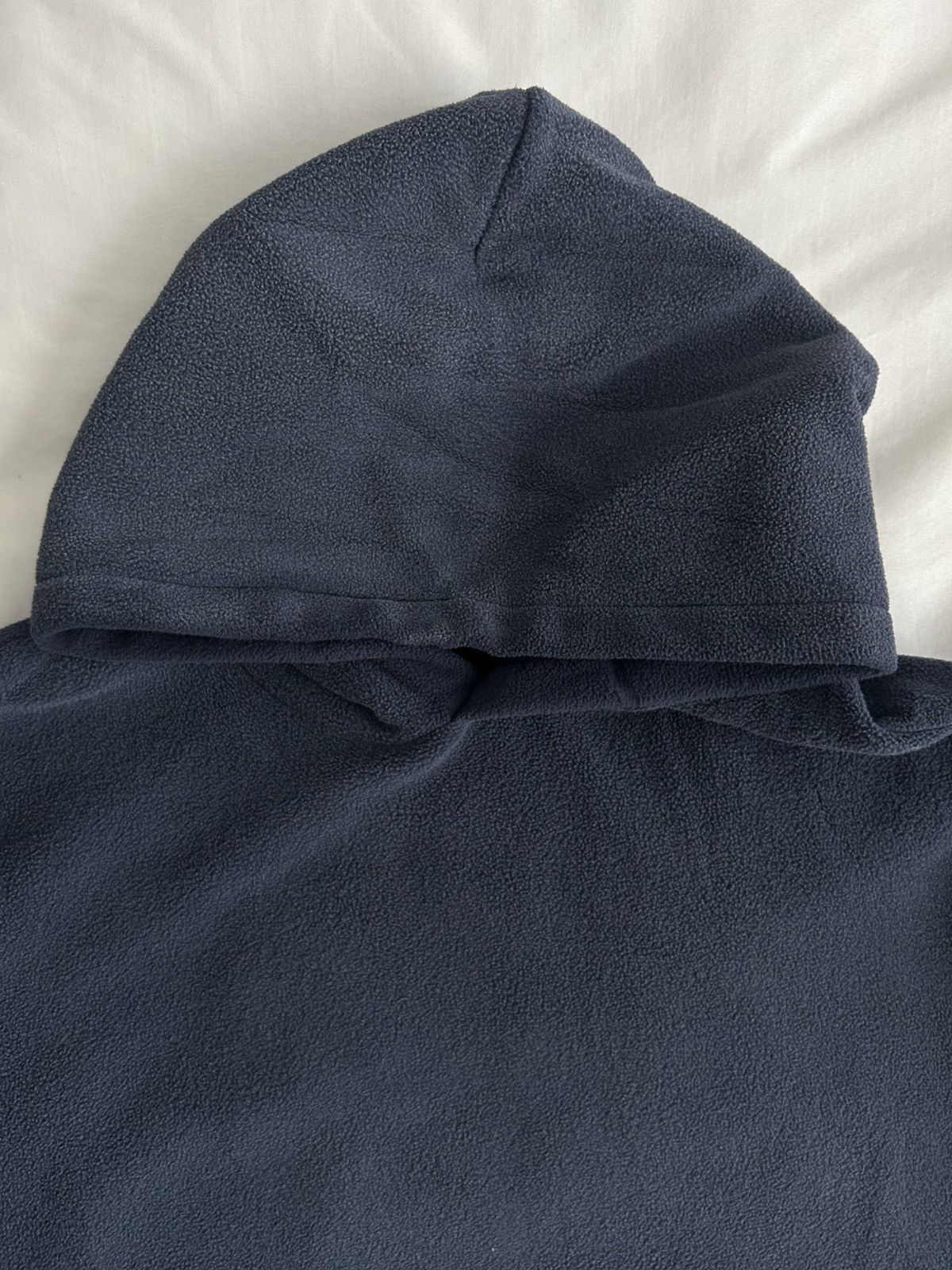 Balenciaga × Gap × Yeezy Yeezy Gap Polar Fleece Hoodie Sweatshirt Navy Size US XXL / EU 58 / 5 - 3 Thumbnail