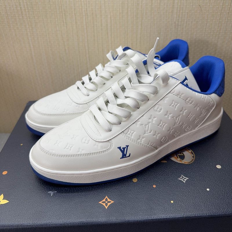 Louis Vuitton Louis Vuitton Rivoli Leather Low-Top Sneakers 0079 Size US 8 / EU 41 - 1 Thumbnail