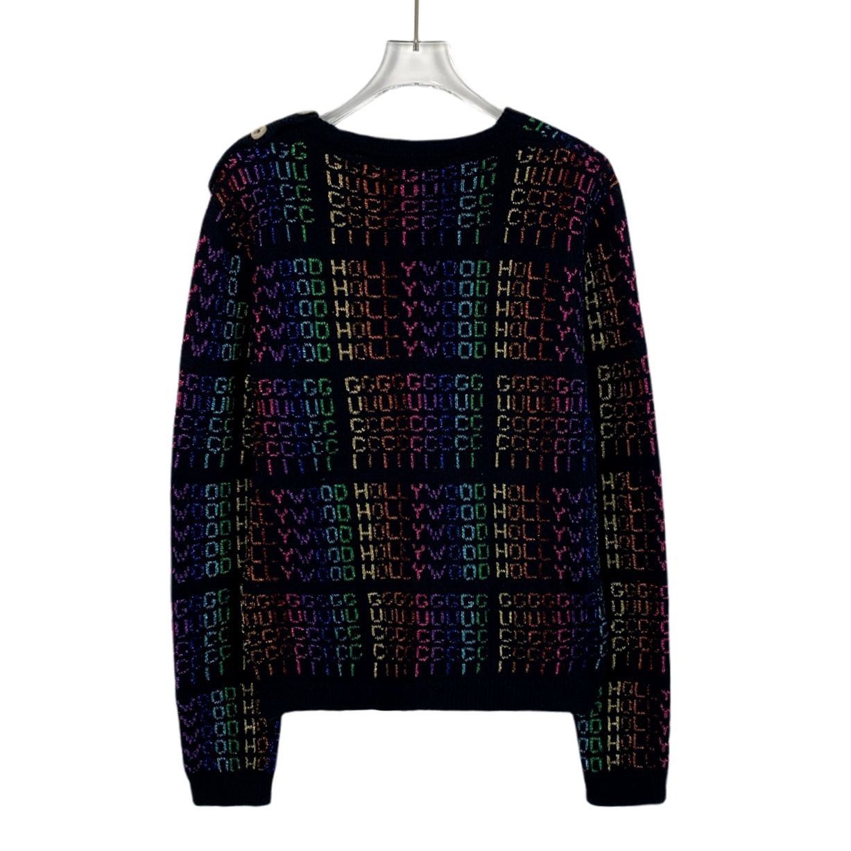 Gucci H14311 Gucci Rainbow Hollywood GG Knit Sweater Size S / US 4 / IT 40 - 2 Thumbnail