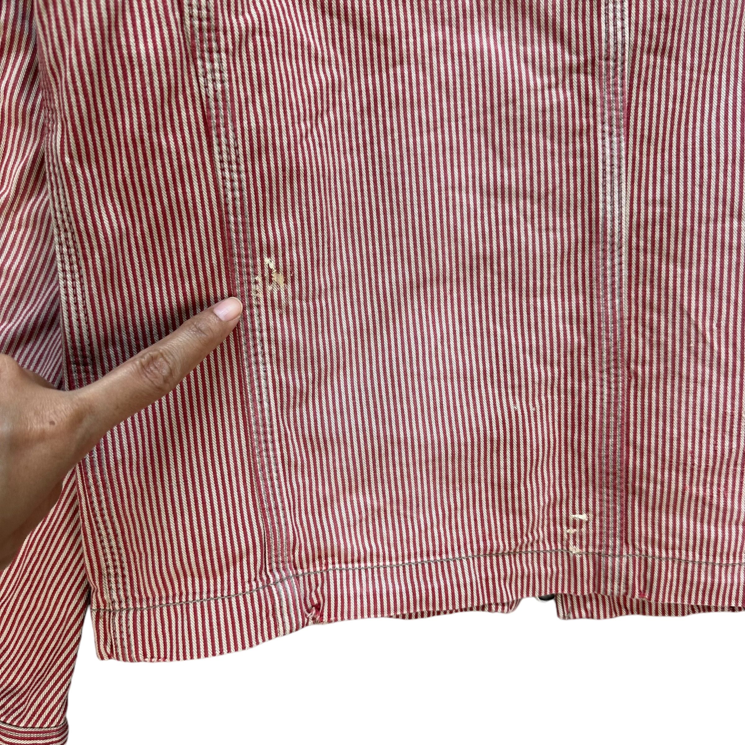 Lounge Lizard Lounge Lizard Red Hickory Striped Jacket #A24-0545 Size US XS / EU 42 / 0 - 12 Thumbnail