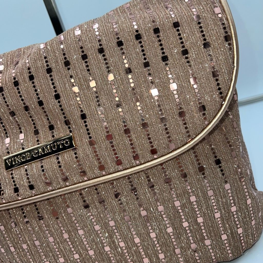Vince Camuto Vince Camuto Rose Gold Bing and Sparkle Travel Toiletry Bag Size ONE SIZE - 2 Thumbnail