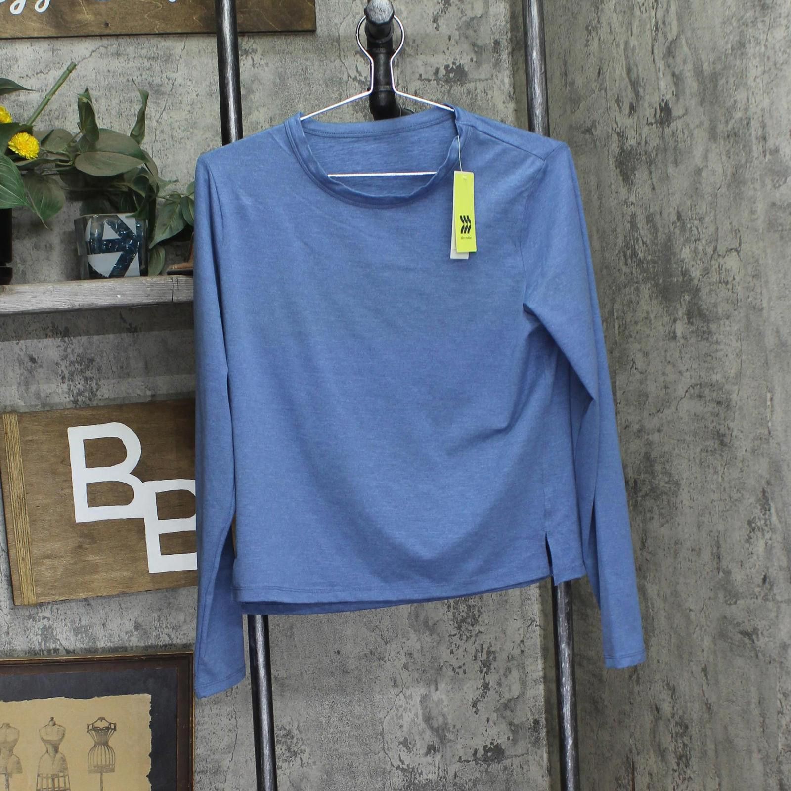 Other Nwt All In Motion Stretch Long Sleeve Top 91737919 Blue M Size M / US 6-8 / IT 42-44 - 1 Thumbnail