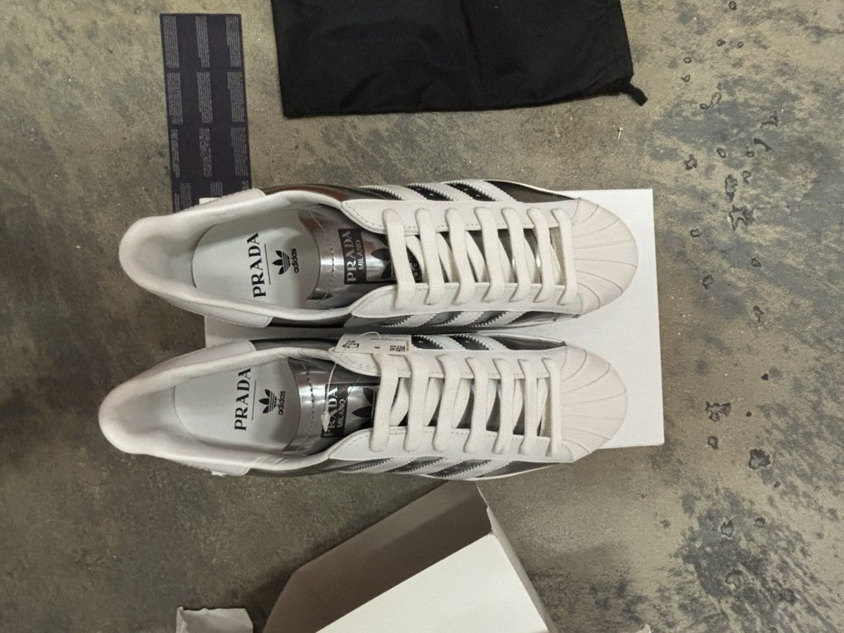 Adidas × Prada Adidas x Prada Superstar DS Size US 11.5 / EU 44-45 - 16 Thumbnail