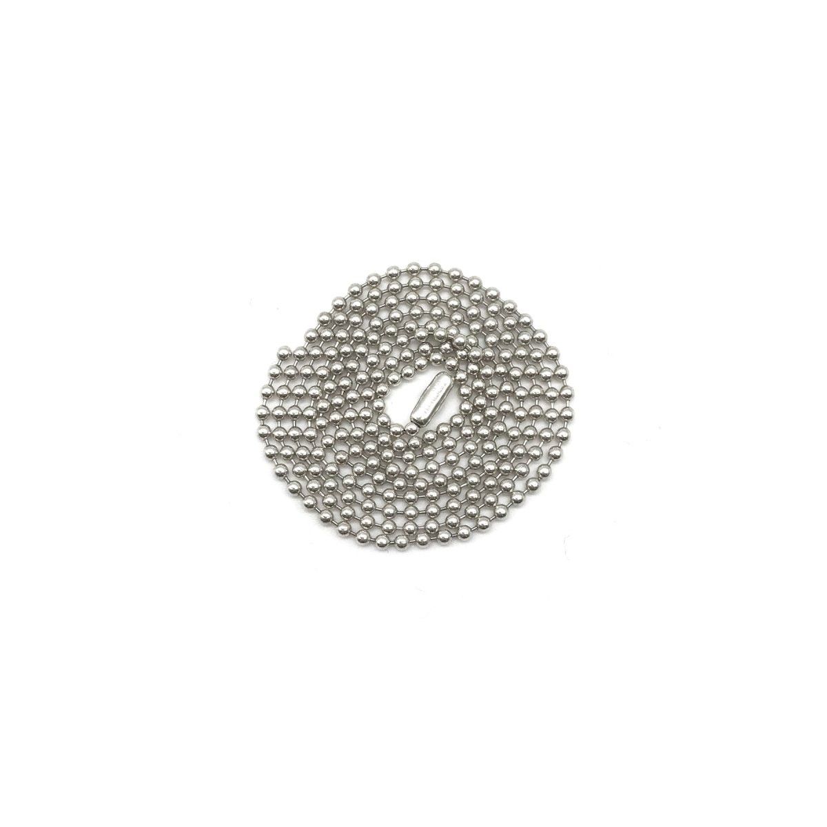 Chrome Hearts Chrome Hearts Silver Ball Chain Necklace Size ONE SIZE - 4 Thumbnail