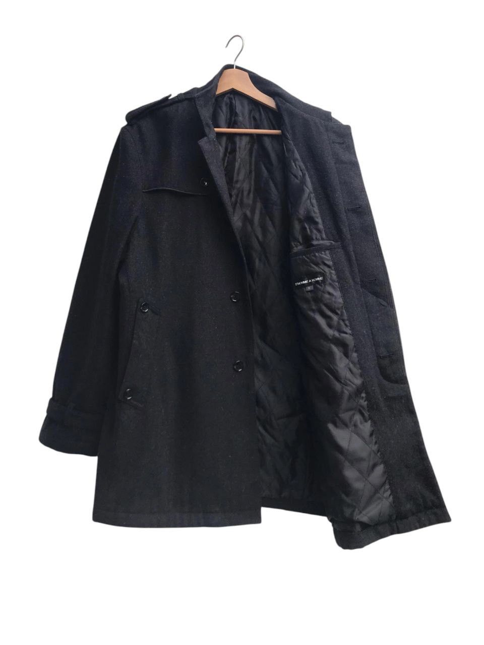 Japanese Brand D’homme A Homme Wool Blend Coat Size US L / EU 52-54 / 3 - 2 Thumbnail
