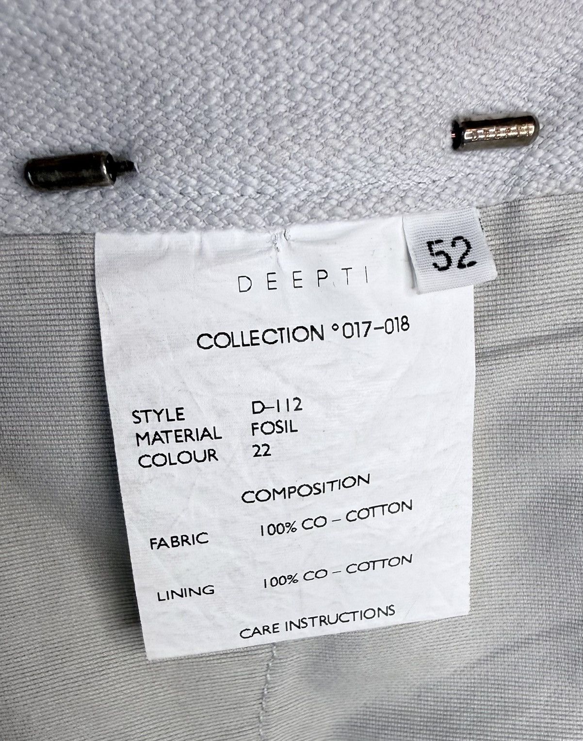 Deepti Deepti Light Grey Fosil Jeans Size 52 Size US 34 / EU 50 - 12 Thumbnail