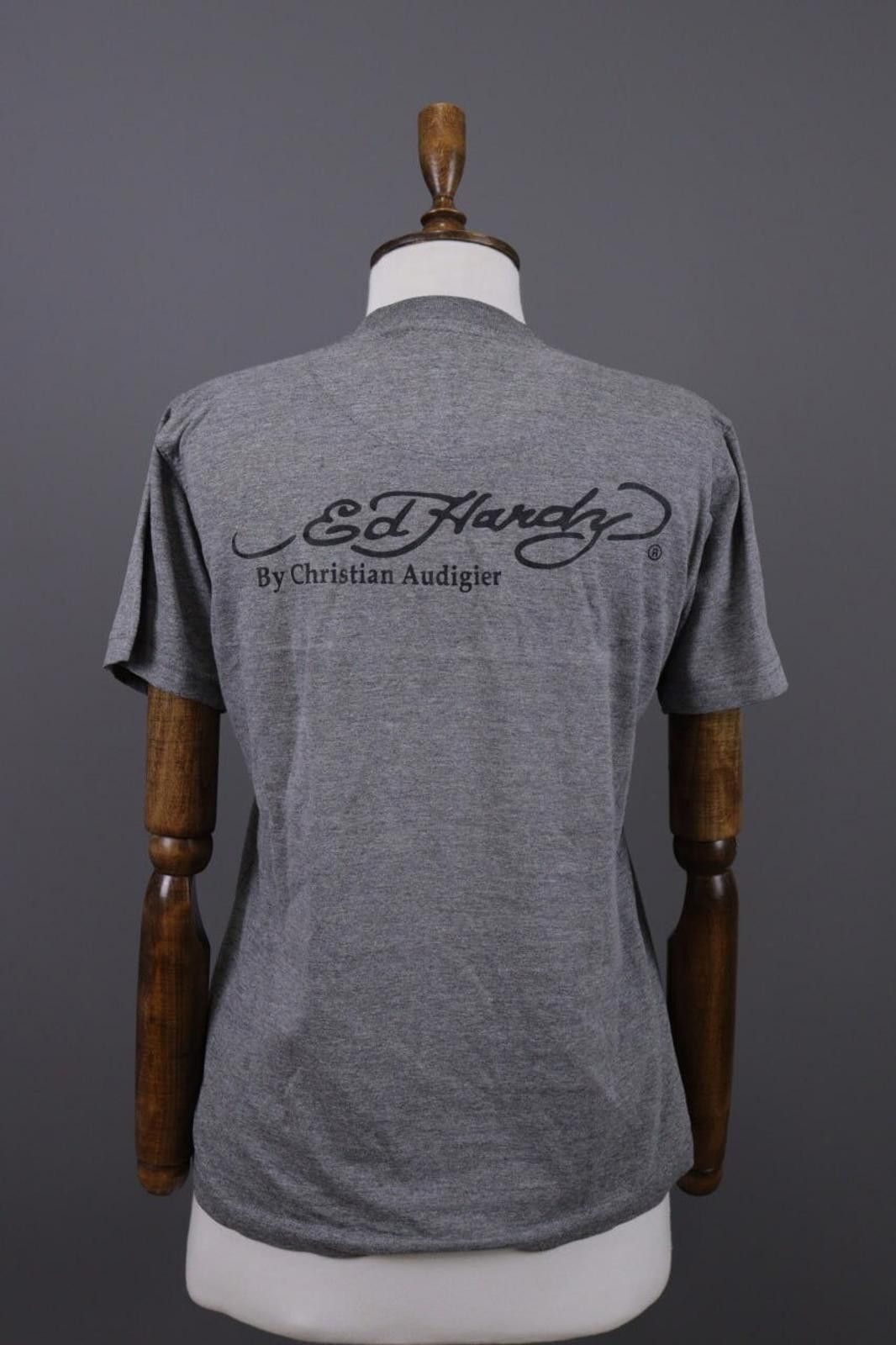 Ed Hardy Ed Hardy by Christian Audigier Scool Print T-Shirt Size S Size S / US 4 / IT 40 - 9 Thumbnail