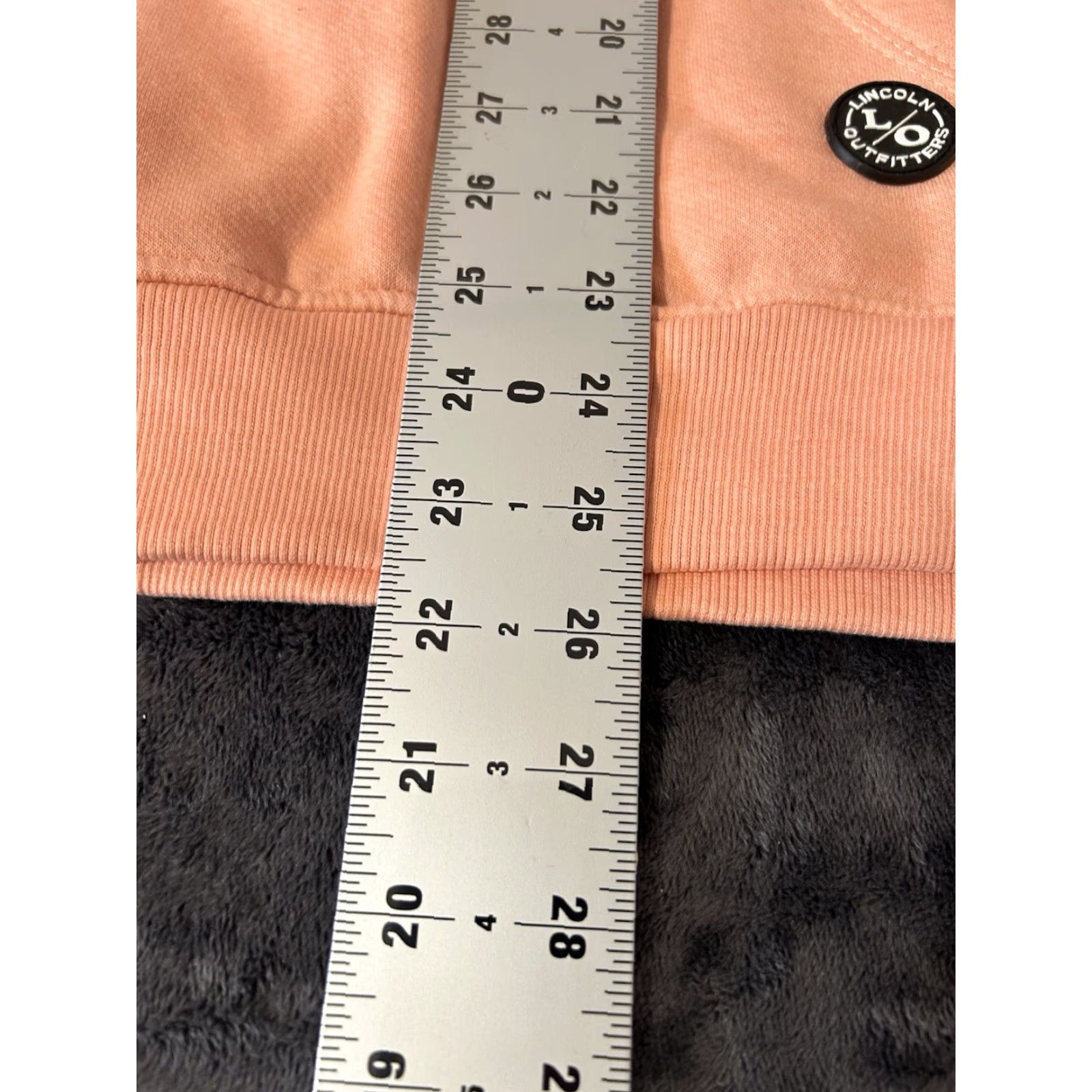 KangaROOS VINTAGE: No (omit) Lincoln Outfitters Hoodie Women S Peach 3/4 Zip Kangaroo Pocket Logo Boy? Size S / US 4 / IT 40 - 4 Thumbnail
