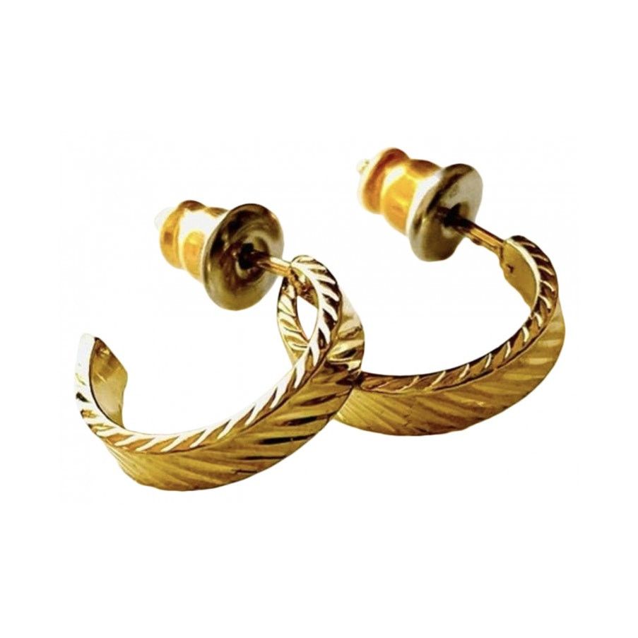 New Nordstrom Gold Mini Hoops Studs Diamond Earrings Jewelry, Women's
