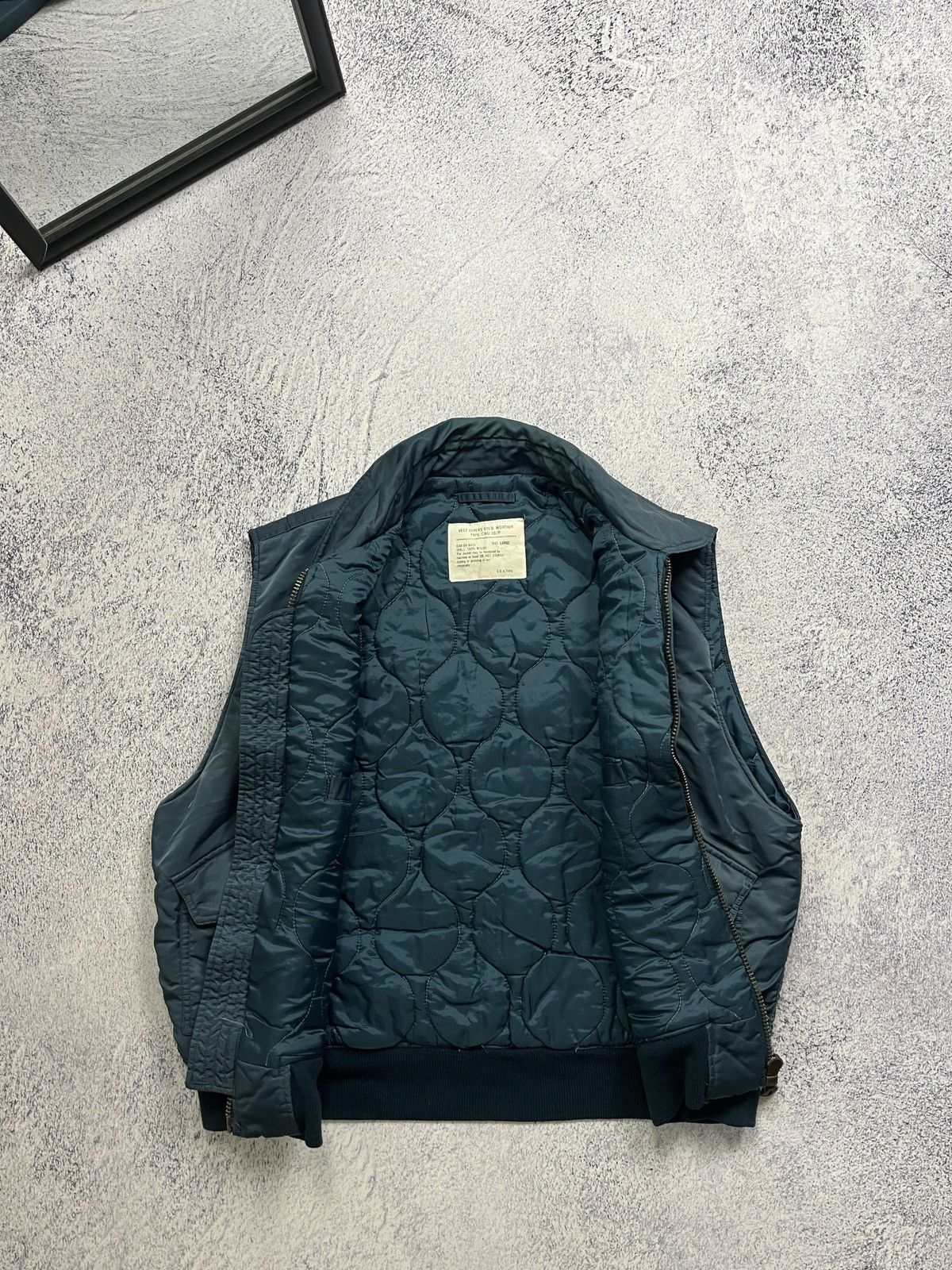Japanese Brand × Vintage Vintage Military Vest Cold Weather Jacket Flyers CWU-36p Size US L / EU 52-54 / 3 - 5 Thumbnail