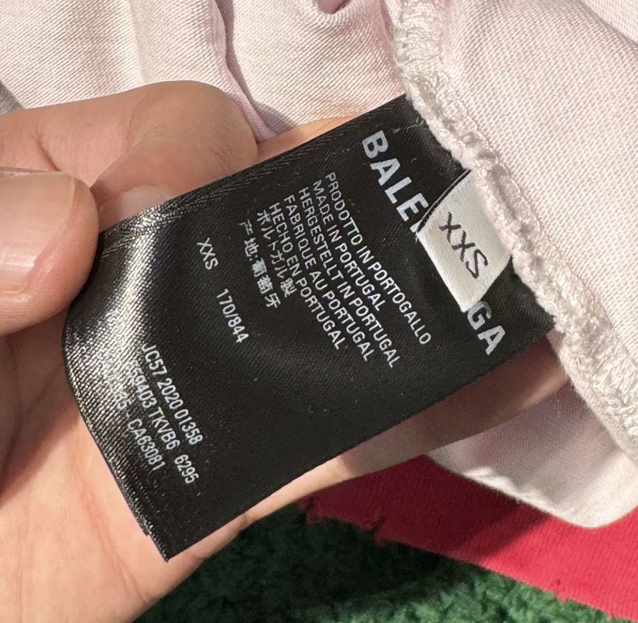 Balenciaga Balenciaga letter printed silhouette perforated sweatshirt Size US XXS / EU 40 - 6 Thumbnail