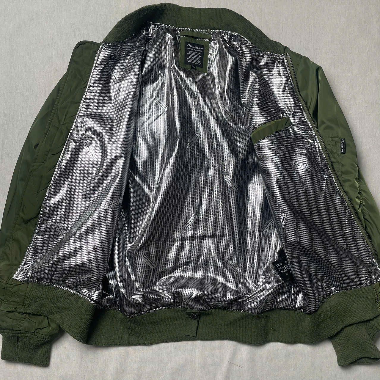 Japanese Brand Fieldcore bomber jacket - moss green Size US M / EU 48-50 / 2 - 3 Thumbnail