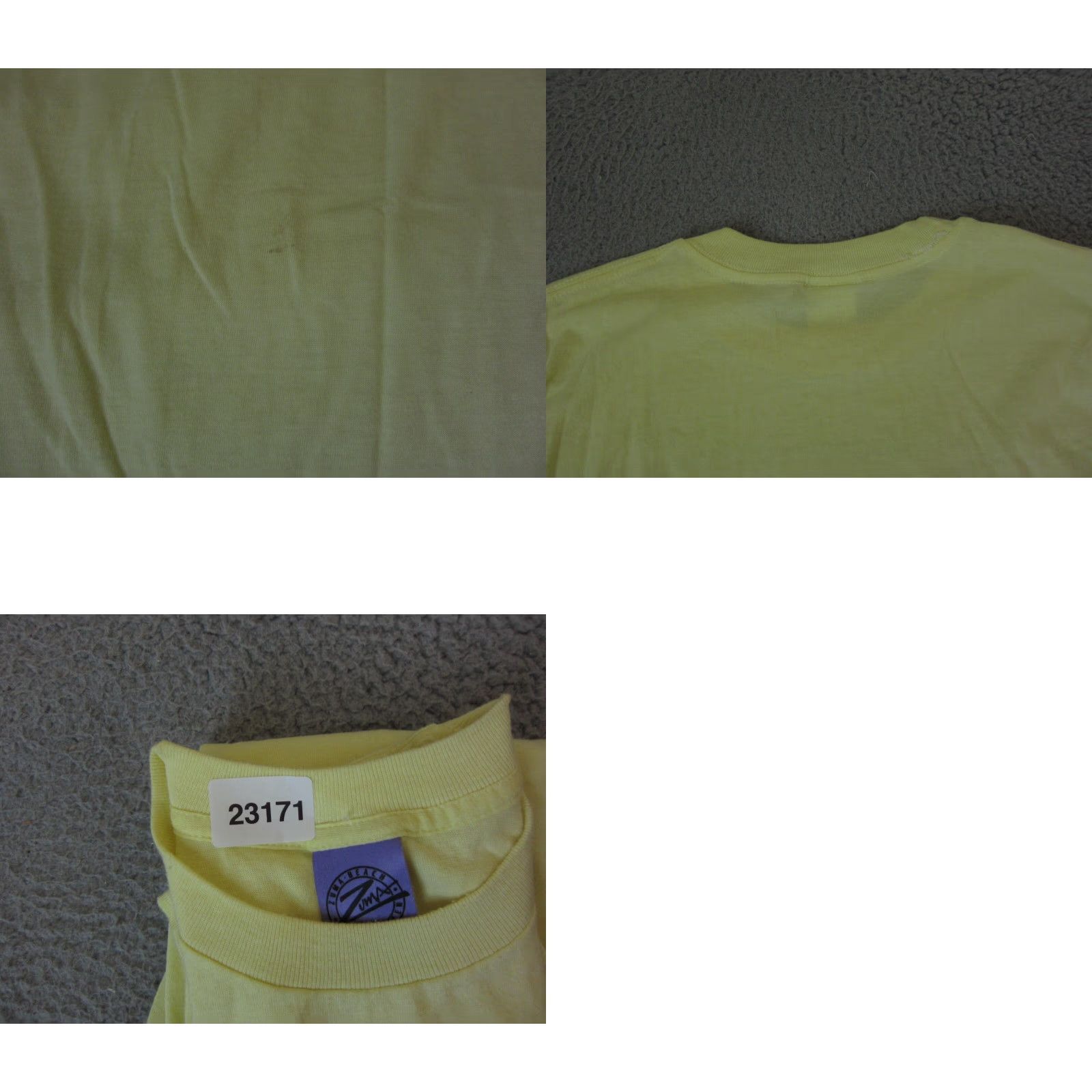 Vintage VINTAGE Zuma Shirt Mens L Yellow USA 80s Surf Skate Surfing Tank Shirt T-Shirt Clothing Athletic Mens Size US L / EU 52-54 / 3 - 9 Thumbnail