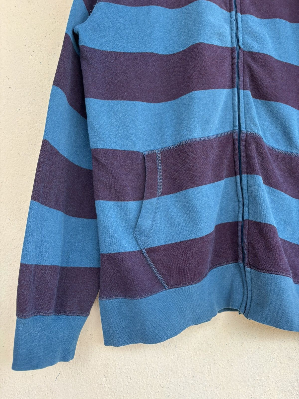 Volcom Volcom Full Zipper Zip Up Stripes Hoodie Size US XL / EU 56 / 4 - 6 Thumbnail
