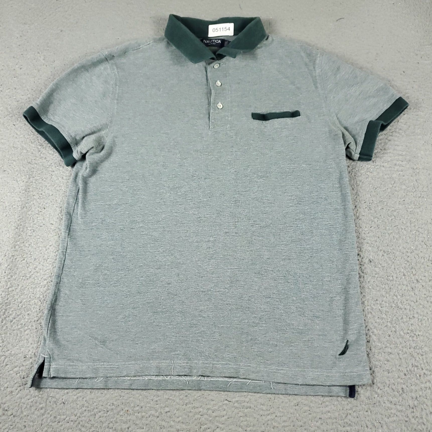 Nautica Nautica Polo Shirt Adult Large Green Casual Short Sleeve Mens Size US L / EU 52-54 / 3 - 2 Thumbnail