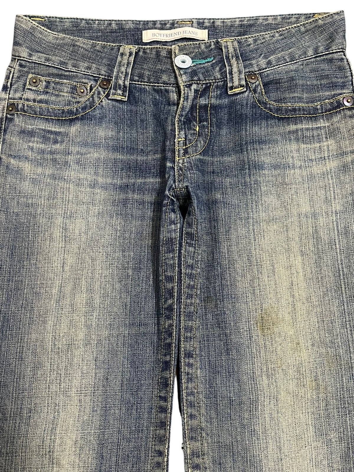 Uniqlo Vintage Japanese Uniqlo Blue Faded Wash Wide Leg Jeans Size US 31 - 3 Thumbnail