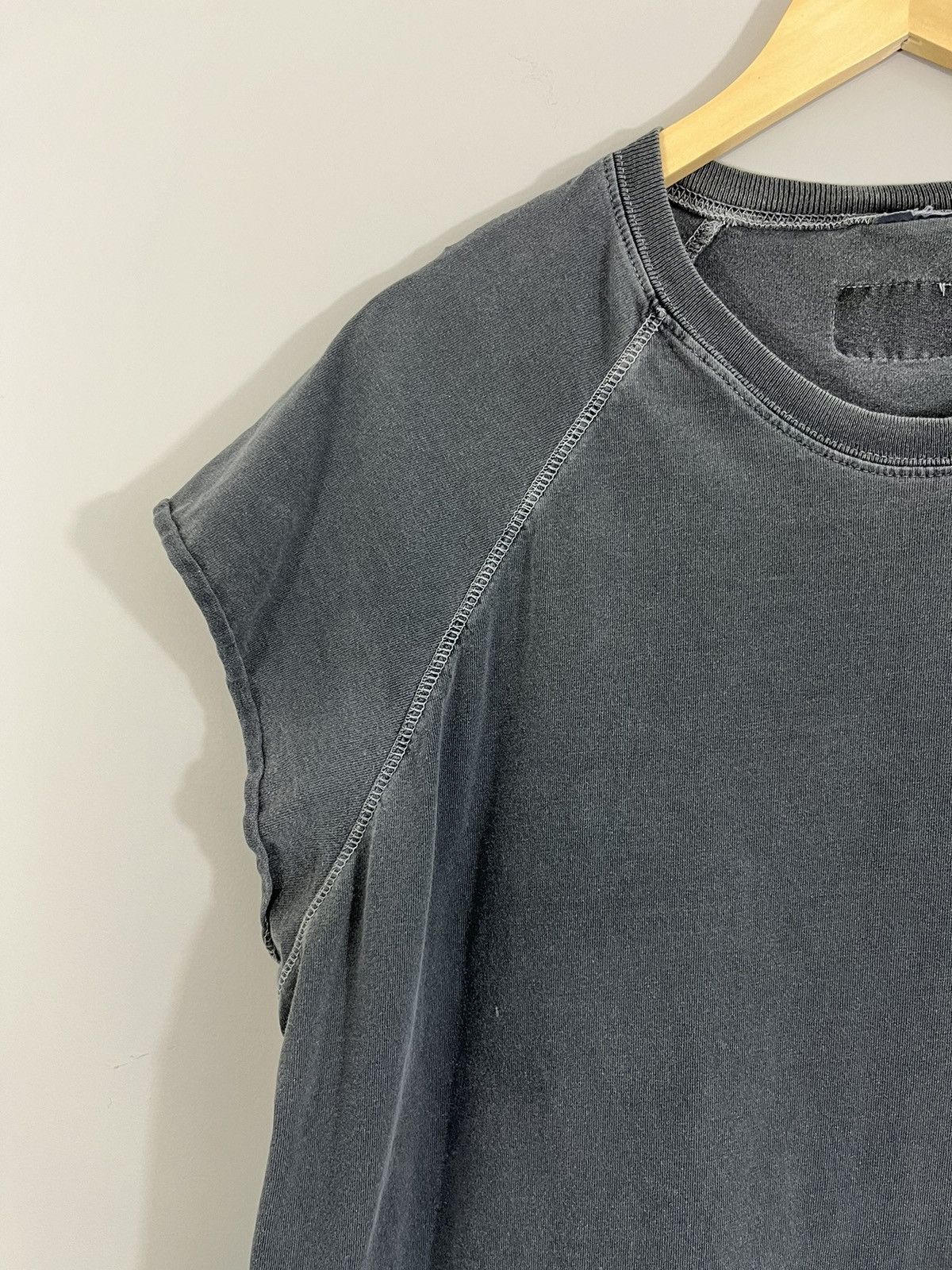 Vintage Thrashed Sun Faded Boxy Oversize Sleeveless Shirt Size US XXL / EU 58 / 5 - 5 Thumbnail
