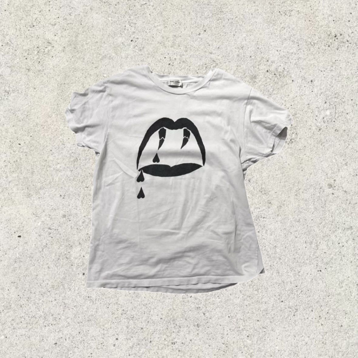 Hedi Slimane × Saint Laurent Paris SLP - SS16 Blood Luster Tee